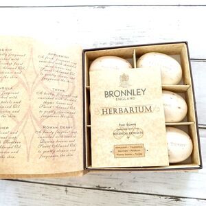 Bronnley England Fine Soaps HERBARIUM 6 Soaps